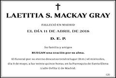 Laetitia S. Mackay Gray